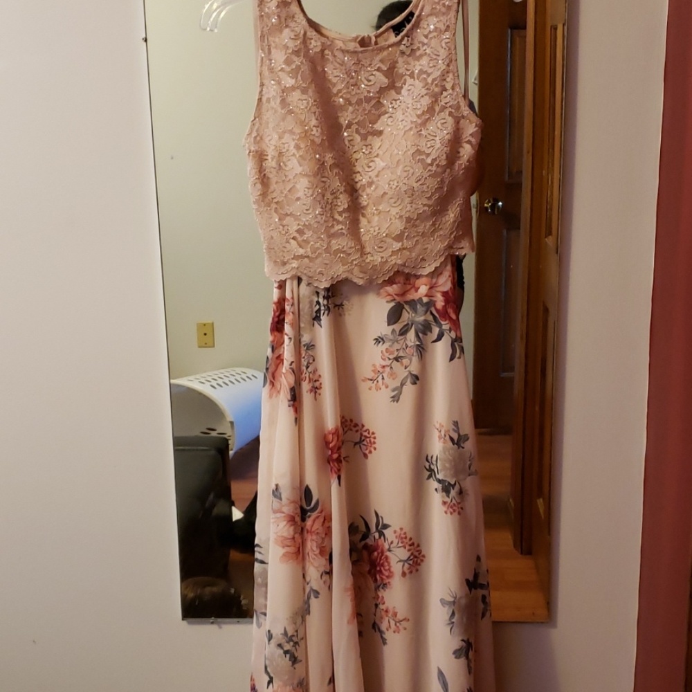 Maxi Skirt/Crop Top combo dress